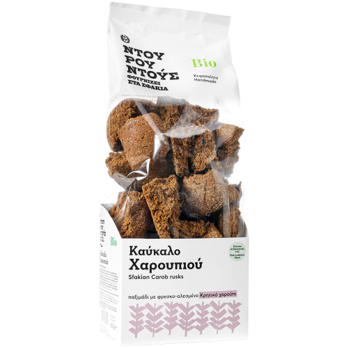 Καύκαλο από Χαρούπι 600g Ντουρουντούς Bio Ντουρουντούς